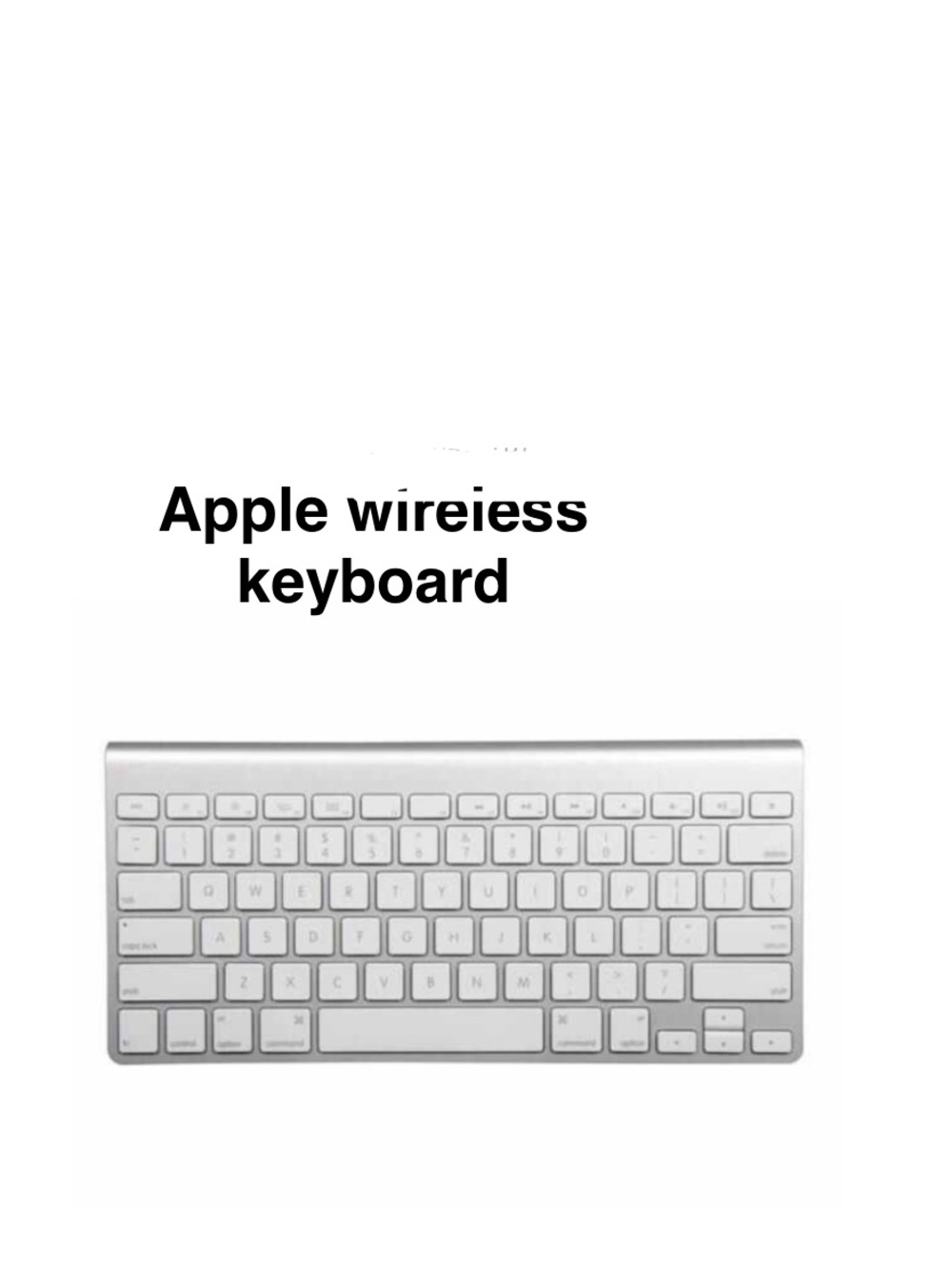 Apple  blue tooth Wireless Keyboard w/ box model number MC184LL/B ⭐️⭐️⭐️